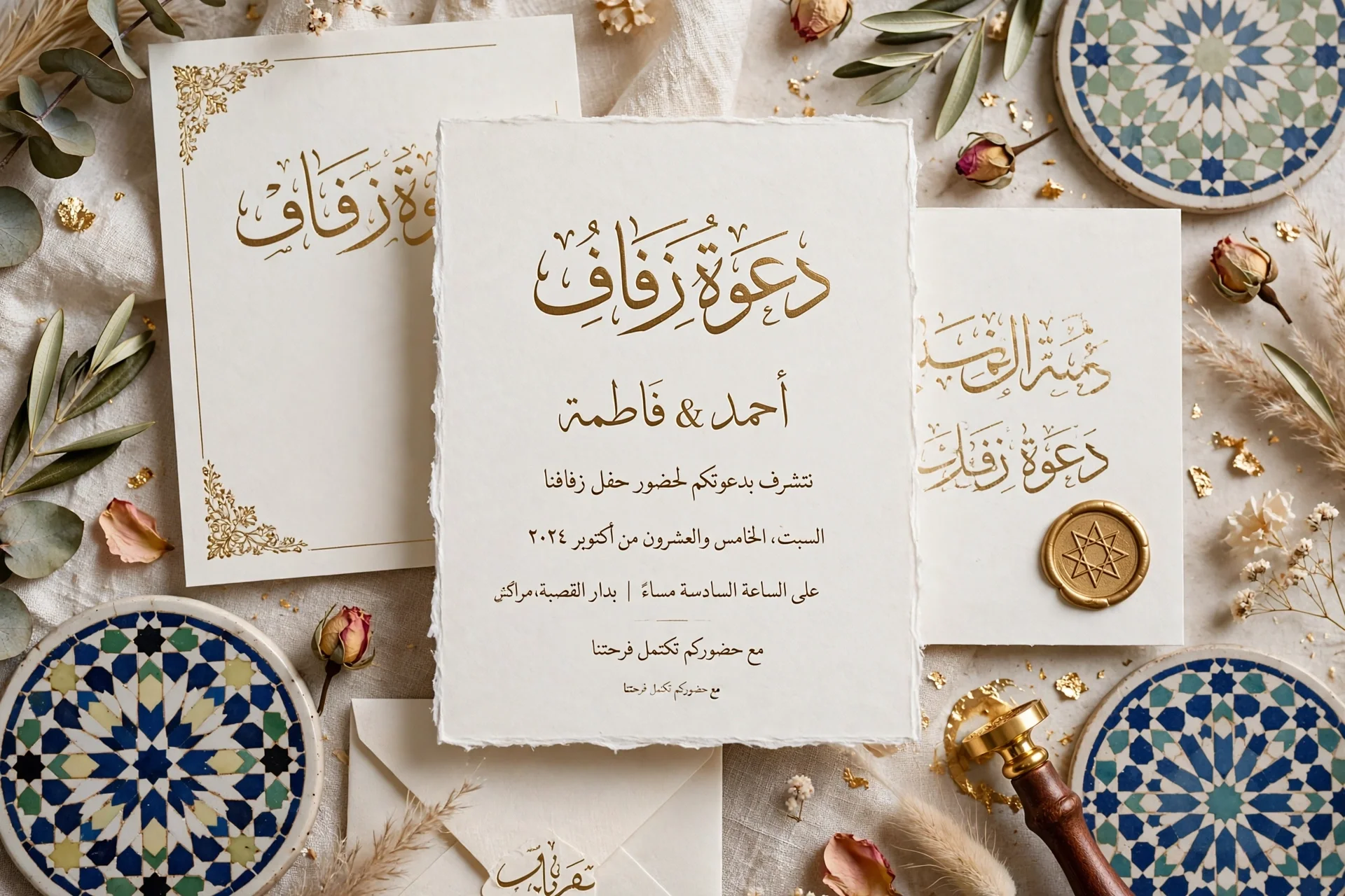 صياغة بطاقة الدعوة